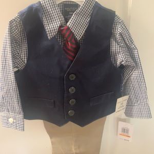 Nautica 4 Piece Toddler Suit | Size 12 m NWT